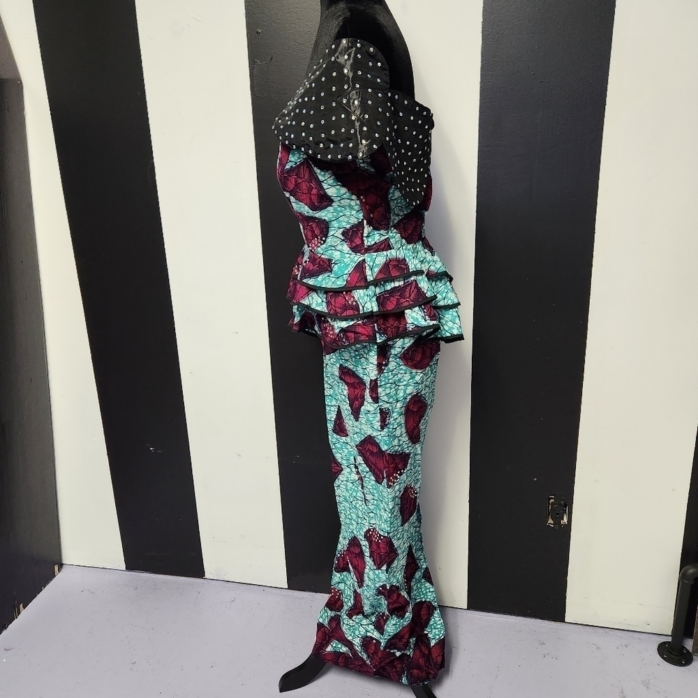 Funky abstract vintage dress - Picture 3 of 6